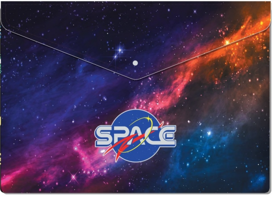 Mapa plic A4 Maxi (plastic/Space) MX32012-09