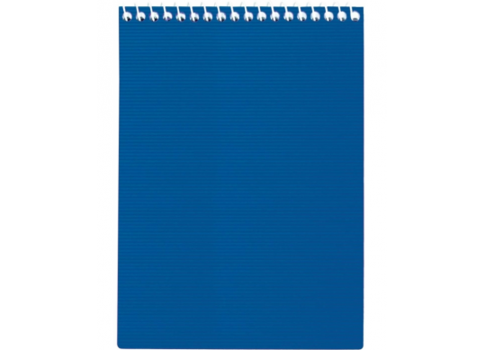 Caiet cu spira A6 48foi (spira sus) albastru E20231-02