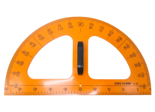 Raportor p/u tabla 50cm, cu suport, plastic 536385