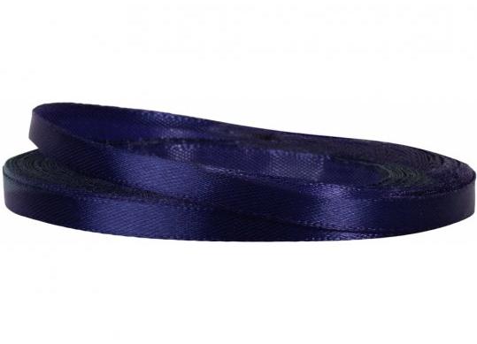 Panglica decorativa atlas 0.5cm/22m Albastru inchis MX62161-81