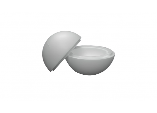 Sfera polistiren 2 parti  20 cm OPAL20