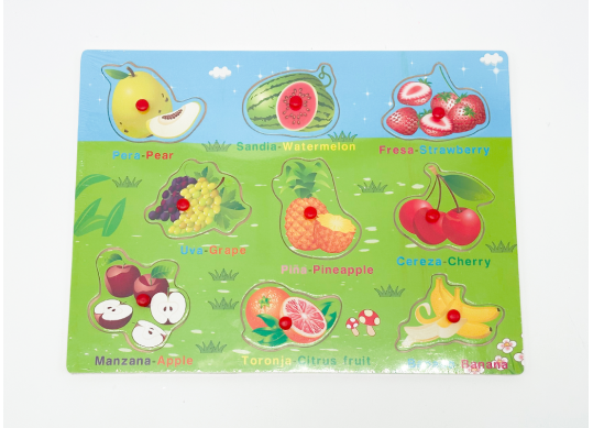 Puzzle din lemn (fructe) (ML12-6) 827084