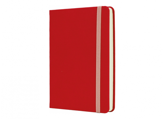 Agenda nedatata A6 128foi SQUARE (cu elastic) rosie O20386-03