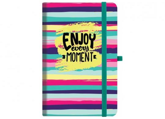 Agenda nedatata A5 128 foi cu elastic Enjoi(cop.tare) linii O20812-24