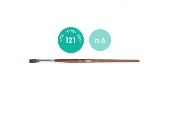 Pensula plata Nr6 (121) (70%cal+30%sintetic) 0412106