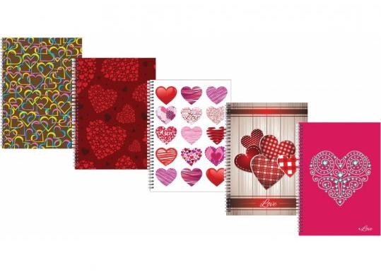 Carnet A6 48foi spira laterala Love E20319-01