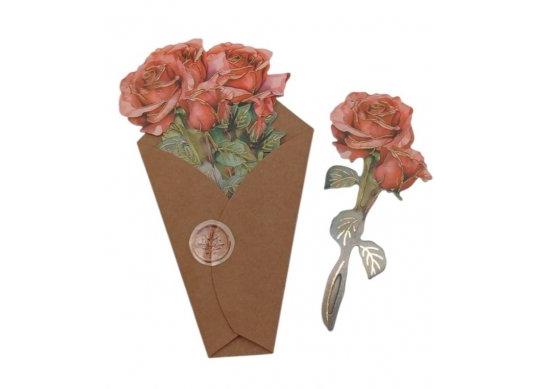 Accesorii Craft buchet trandafiri (hirtie) 629151
