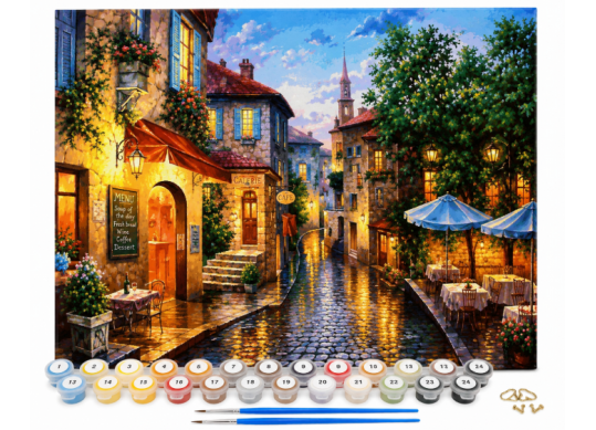 Tablou (30*40/cifre) O seara magica (fara sasiu) KTL7178