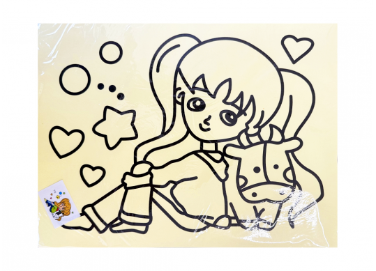 Set creatie A4 Foi (autocolante+nisip color) MLD16-3