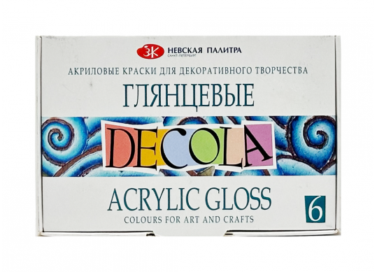 Acril SET Decola glantat 6*20ml 2941024