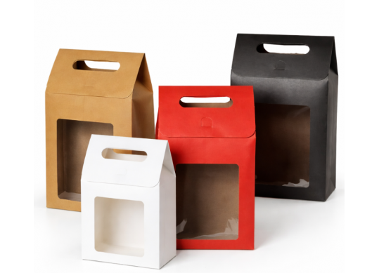 Punga-cutie cadou 20.5*13.5*8 cu miner (cu fereastra)ML32-36 244392