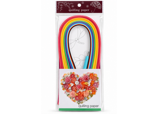 Set Quilling cu benzi de hârtie colorată și instrument de modelare YZ129