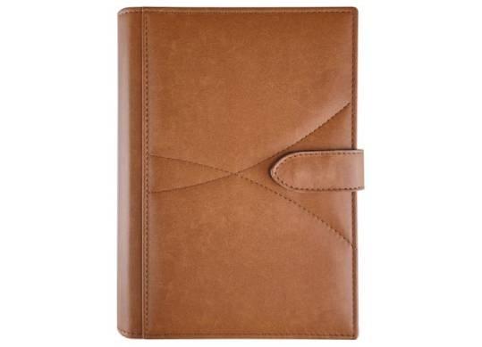 Agenda nedatata B5 de lux Tokyo maro cu clapa CAG2261M
