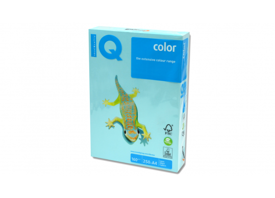 Hirtie color IQ A4 160gr 250foi Pale medium Blue MB30-160