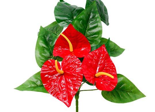 Planta artificiala decorativa 40cm Anthurium FY-646