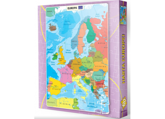 Puzzle 120 buc Harta Europei PD4215