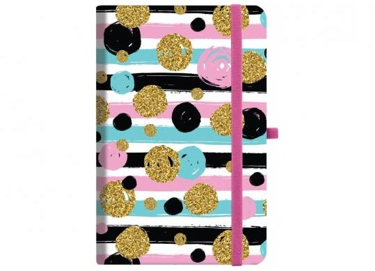 Agenda nedatata A5 128 foi cu elastic Bubble (cop.tare) linii O20812-22