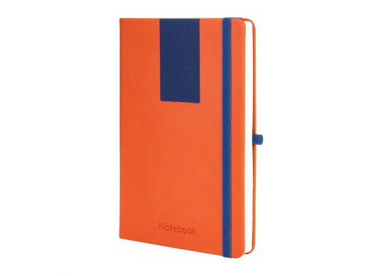 Agenda nedatata A5 128 foi cu elastic COMBI-5(cop.tare,piele) linii O20125-05
