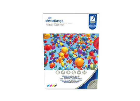 Hirtie foto 210*297cm 220gr 50file Media Range double-sided high-glossy MRINK118