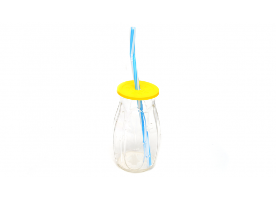 Pahar sticla cu capac 500ml (p/u limonada) 30300KT