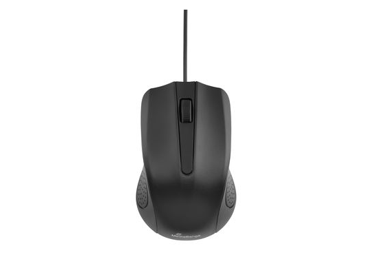 Mouse Wired Media Range Corded 3-button optical,black MROS210