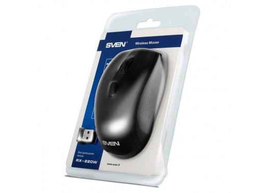 Mouse Wireless SVEN RX-220W USB 2.4GHz Nano receiver 800/1200/1600dpi RX-220W