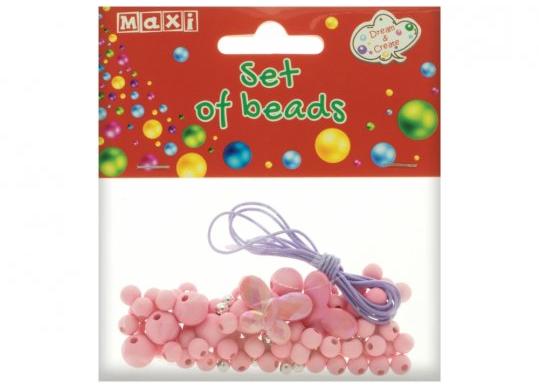 Set de creatie BISER Insecte Roz MX61608-10