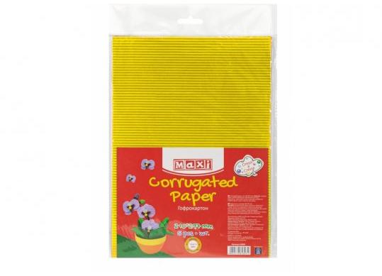 Carton gofrat 160gr/m2  A4 Galben MX61890