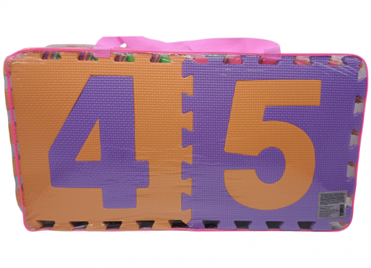 Covoras-puzzle Cifre 59.5x13.0x30.5cm RT12039