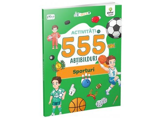 Carte Activitati cu 555 abtibilduri - Sporturi CD6229