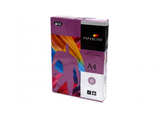Hirtie color PAPERLINE A4 80gr 500foi Raspberry IT44A-80