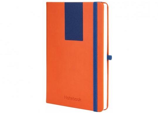 Agenda nedatata A5 128 foi cu elastic  COMBI-3(cop.tare,piele) linii O20125-03