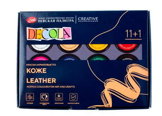 Acril SET Decola 11+1bx20ml p/u piele 261412142