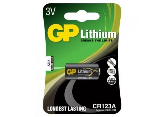 Baterie GP CR123A Lithium (blister) (1086) CR123A-2UE1