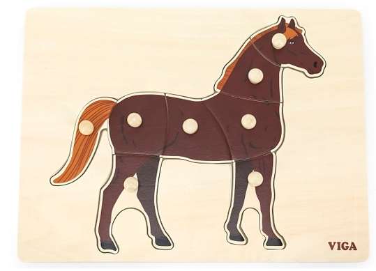 Puzzle din lemn Horse 44607