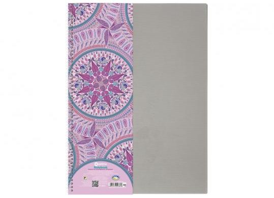Caiet A4 80foi (cu spira)Kaleidoscop liliac O20365-12