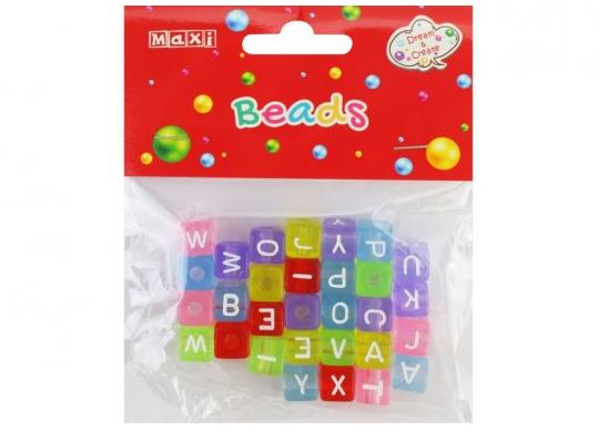 Set de creatie mergele 50buc litere MX62780