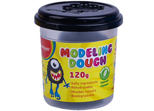 Plastilina Keyroad 1cul*120gr Negru KR972241