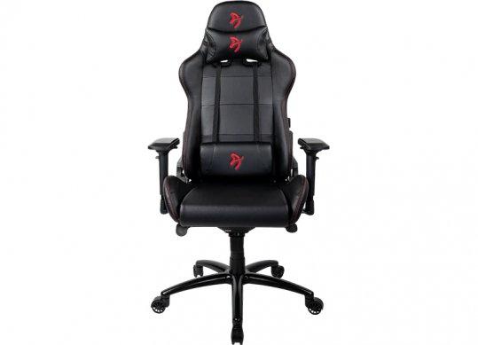 Fotoliu Gaming AROZZI Verona Signature PU / 120-130kg / 165-190cm / Black /Red logo VERONA-SIG-PU-RD