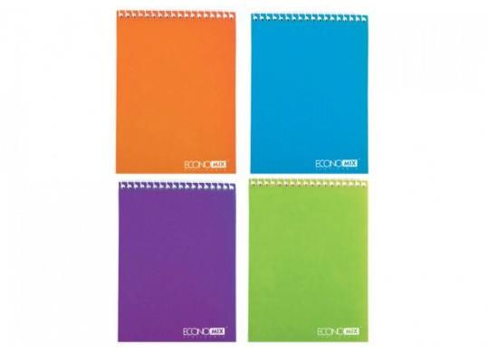 Carnet A4 80foi spira sus-coperta plastic E20325