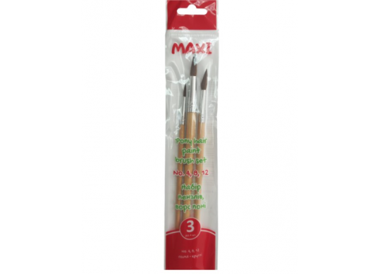 Pensule set 3 buc (4.8.12) ponei MX60808