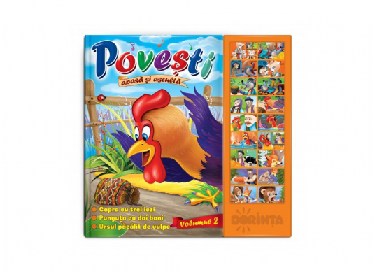 Carte cu sunete A4 Povesti vol.2 (P.D.) PD3578
