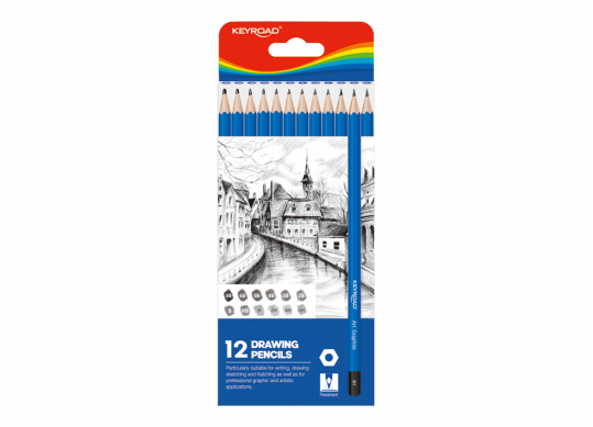 Creion simplu Set Keyroad 12buc Art (8B-6H) KR972271