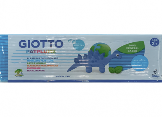 Plastilina Giotto Patplume 350g Albastru cyan F51011200