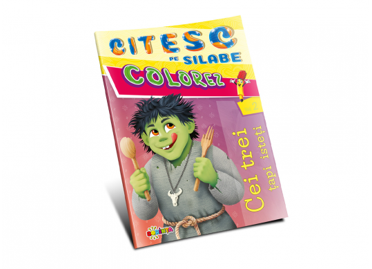 Carte Citesc pe silabe Colorez cei trei tapi isteti PD6370