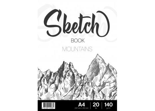 Sketchbook A4/20file spira sus 140g 002660