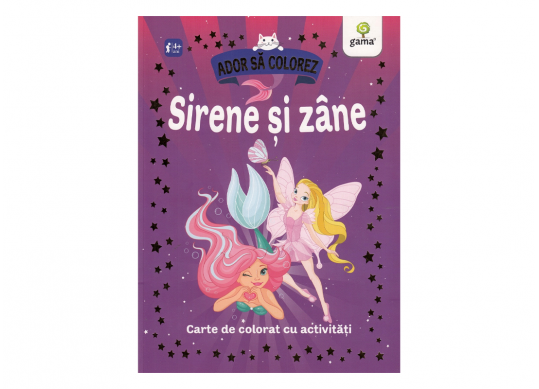 Carte Ador sa colorez. Sirene si zane CD0142