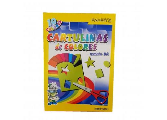Carton color A4 10cul/210gr DUBLU (ML15-1) REF7044