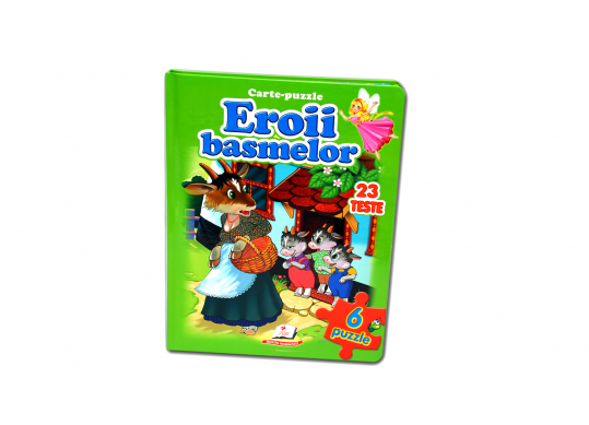 Carte+6 puzzle Eroii basmelor CN133427