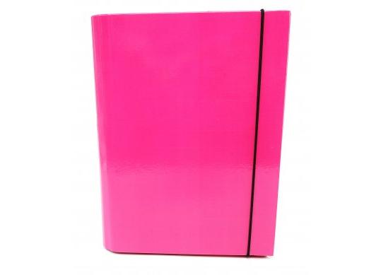 Mapa cu elastic Elegant A5 (carton/rosie) EL30727-03